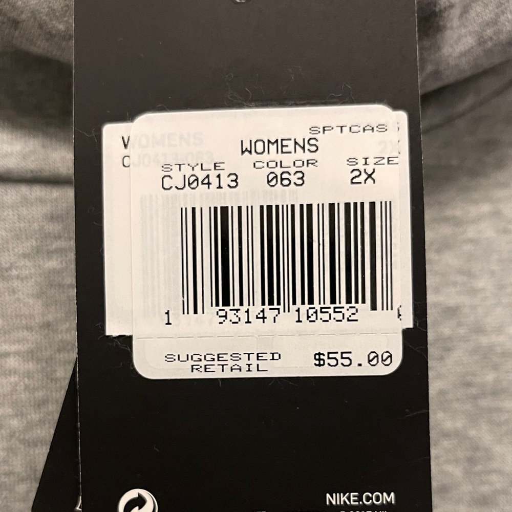 NWT Nike Heather Gray Pullover Hoodie - Picture 4 of 9